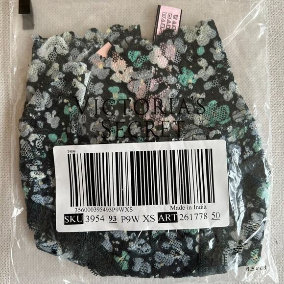 LOT 3 VICTORIA'S SECRET Floral Lace Hip hugger Panty w/ Tags, XS - Picture 6 of 9